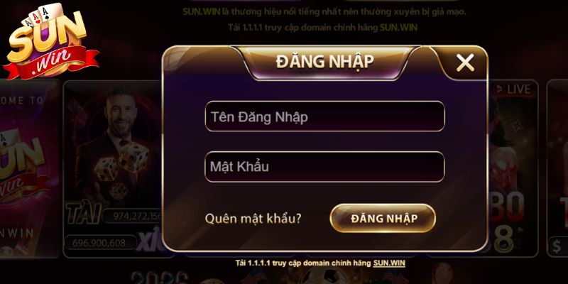 Đăng nhập Sunwin nhanh chóng, an toàn và dễ thực hiện trên hệ thống 