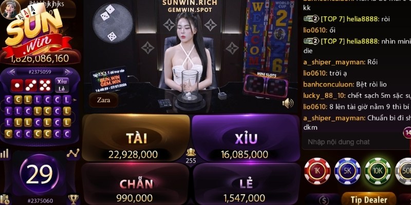 Tài xỉu Sunwin: Hướng Dẫn Luật Chơi Dành Cho Newbie 1 Giới thiệu bàn cược đơn giản và dễ hiểu của tài xỉu Sunwin