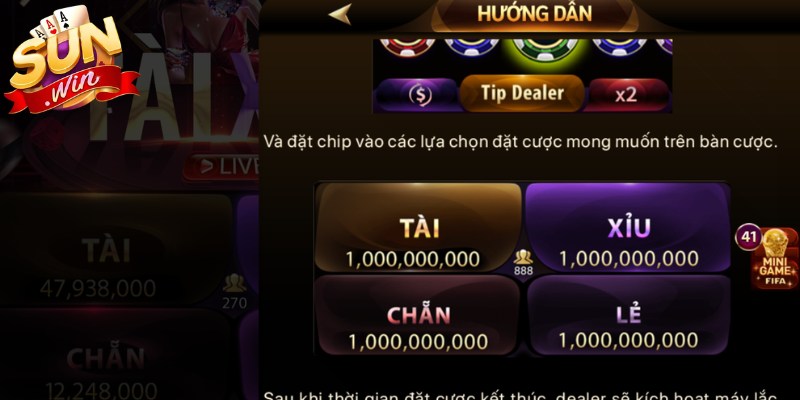 Tài xỉu Sunwin: Hướng Dẫn Luật Chơi Dành Cho Newbie 2 Hướng dẫn cách chơi, cách tính điểm tại game tài xỉu Sunwin